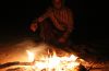 Bedouin campfire in the empty quarter