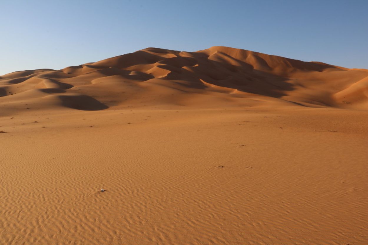 Dunes in the desert of Rub al Khali