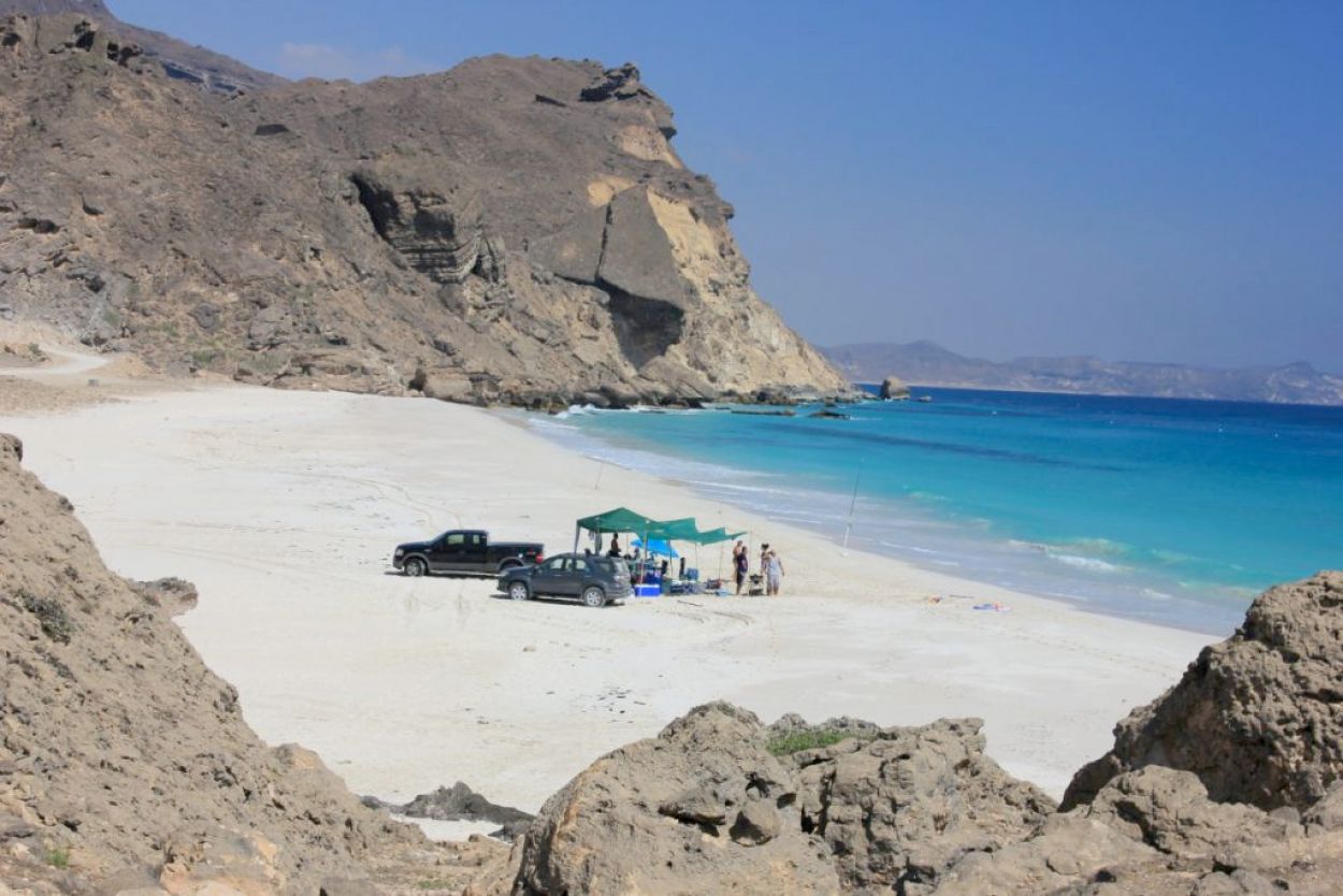 Al fazayah beach south of Oman near Salalah